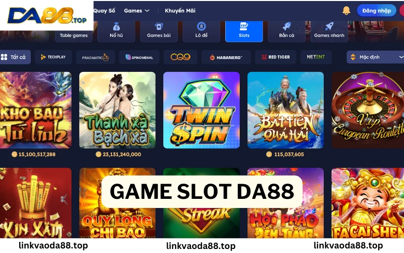 Ưu điểm của game slot da88